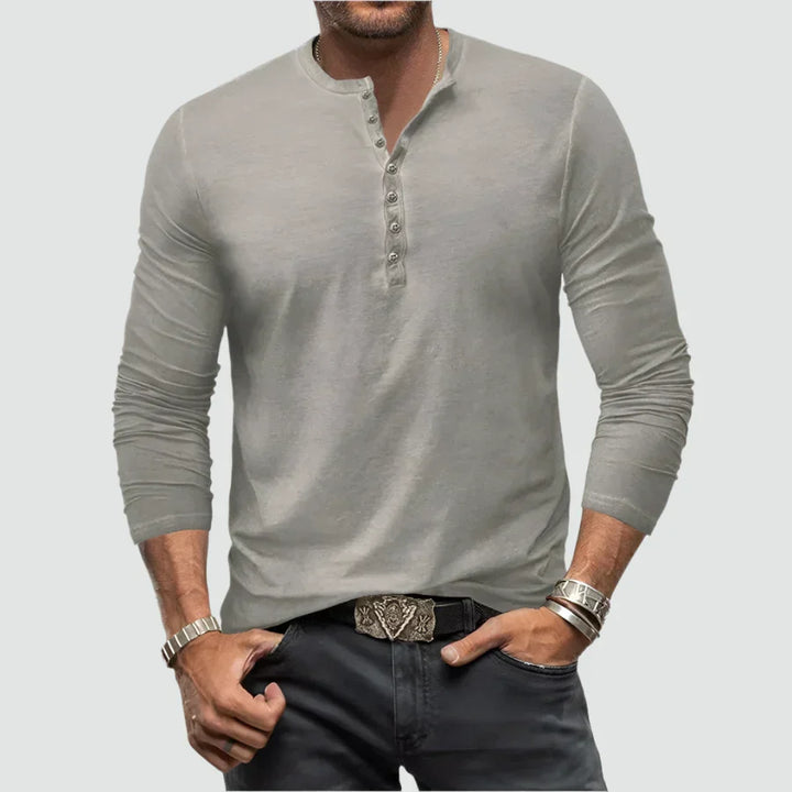 Men's Cotton Long Sleeve Shirt
