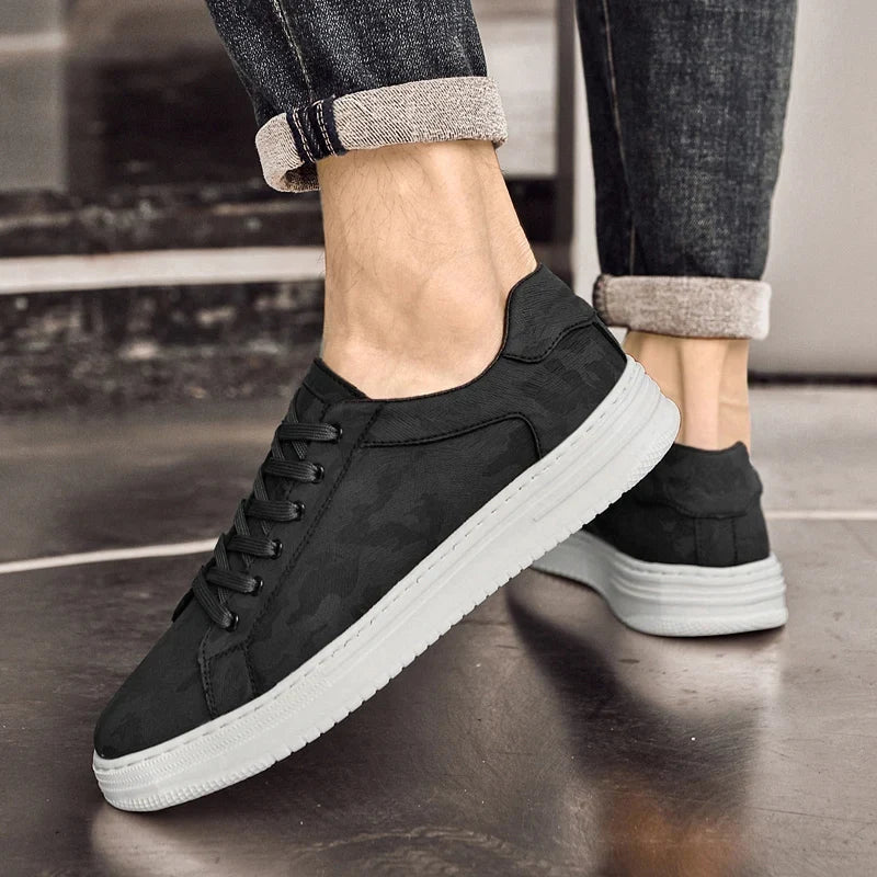 Men's Leather Style Sneakers