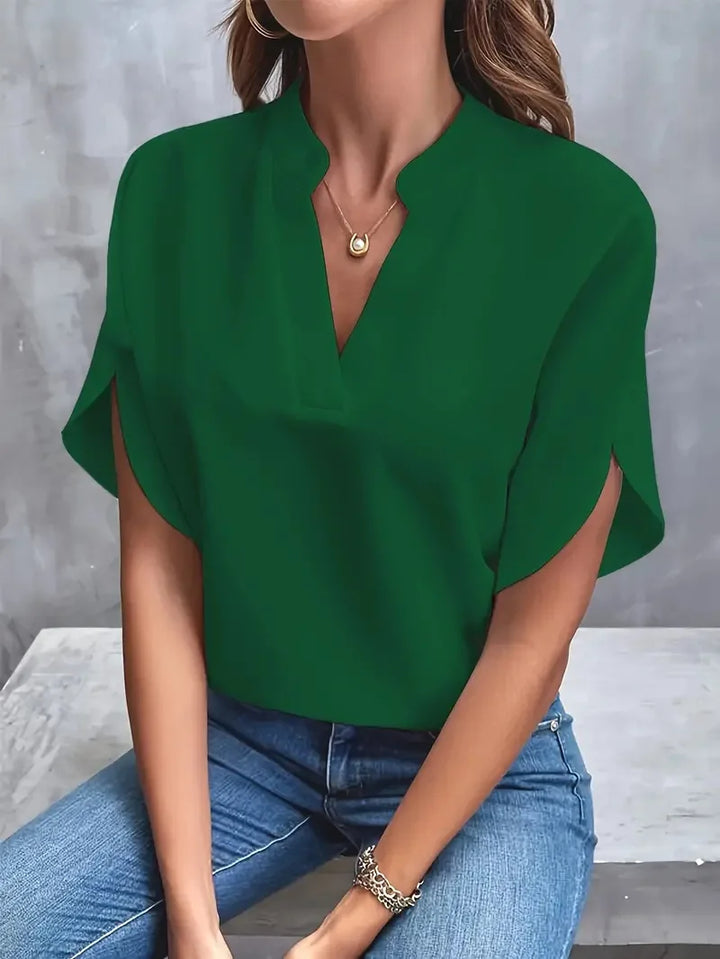 Dominika | Women's Loose V-Neck Blouse