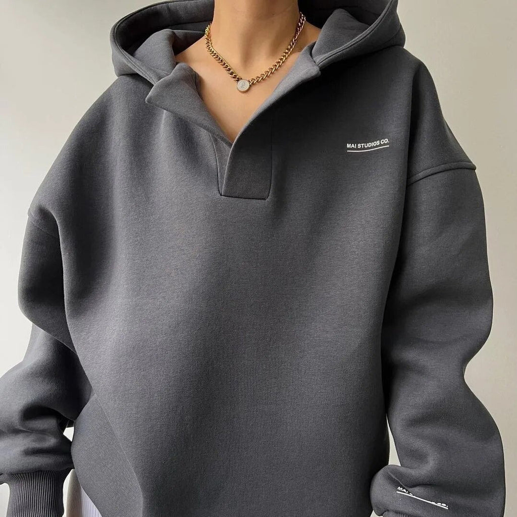 Sweat à capuche oversize pour femme