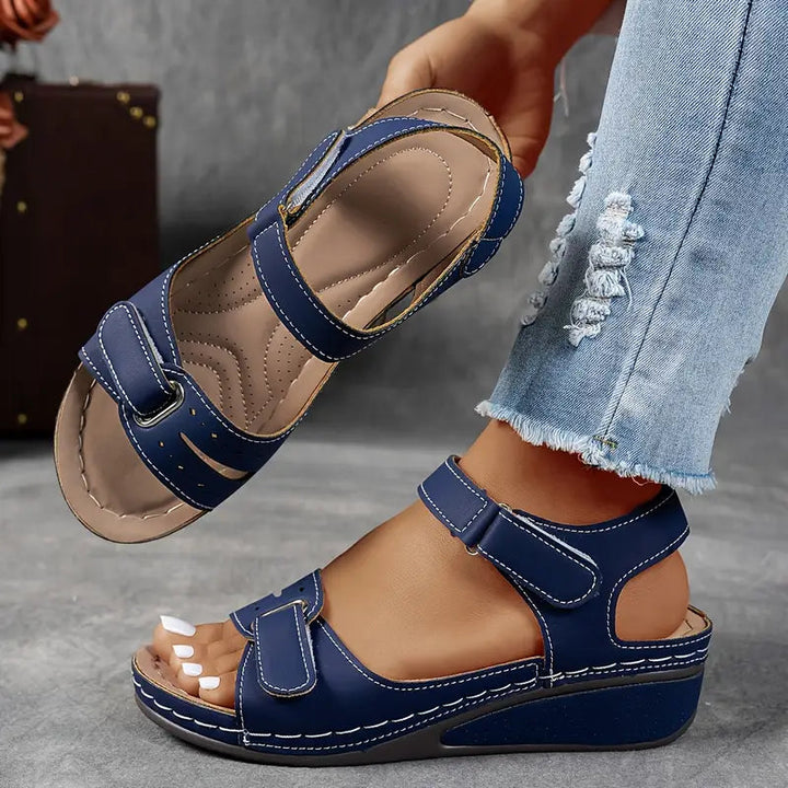 Aurora | Women's Wedge Sandals with Adjustable Straps