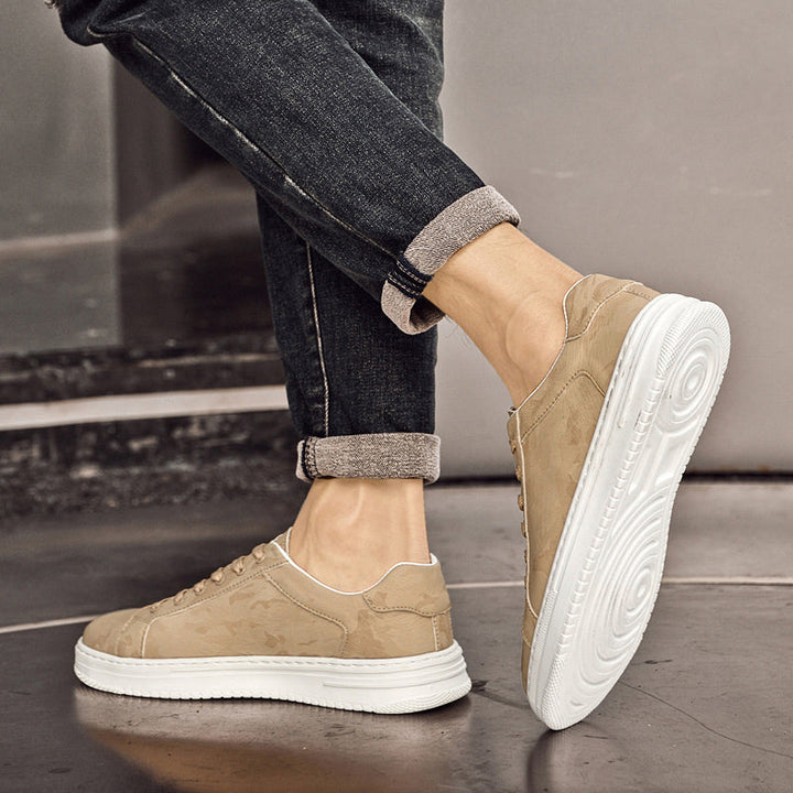 Men's Leather Style Sneakers