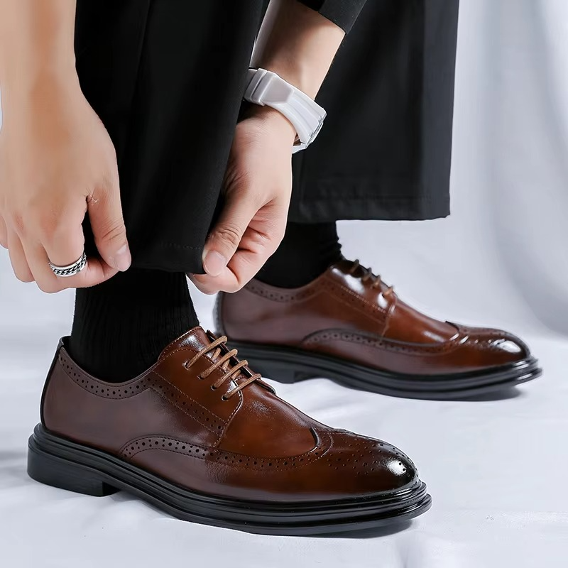 Chaussures brogues classiques pour homme