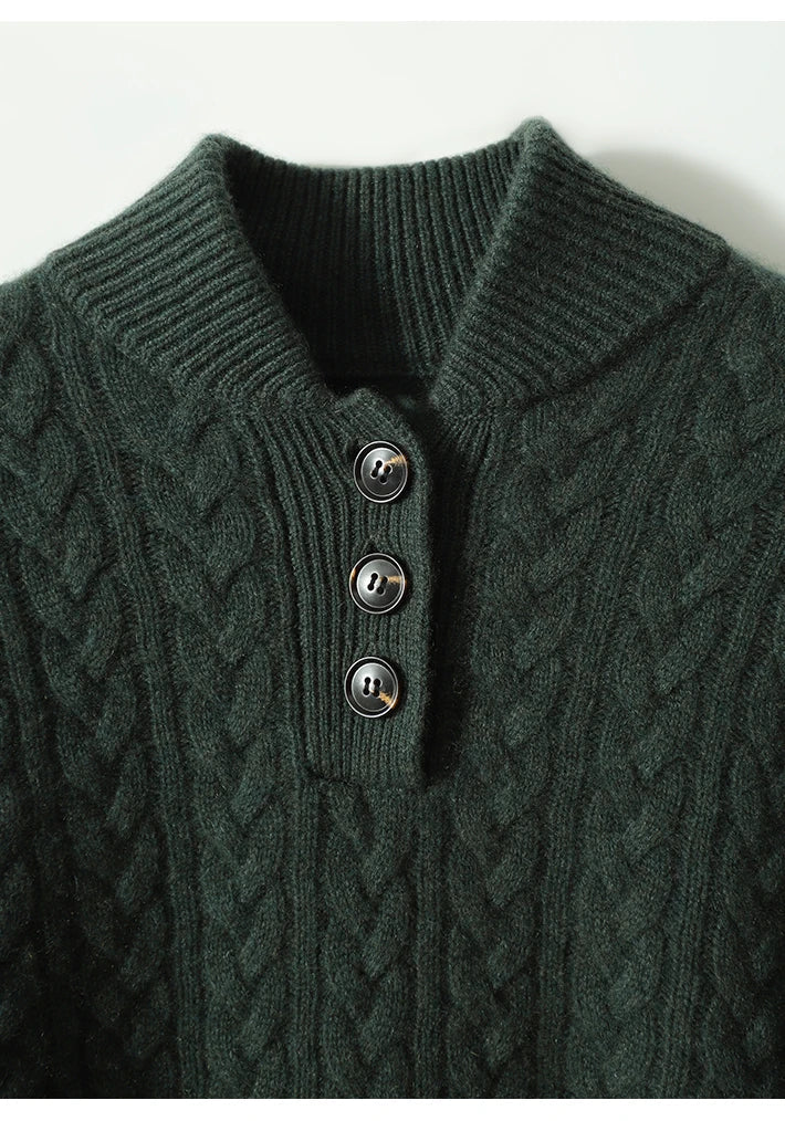 Women's Cable Knit Cashmere Blend Jumper