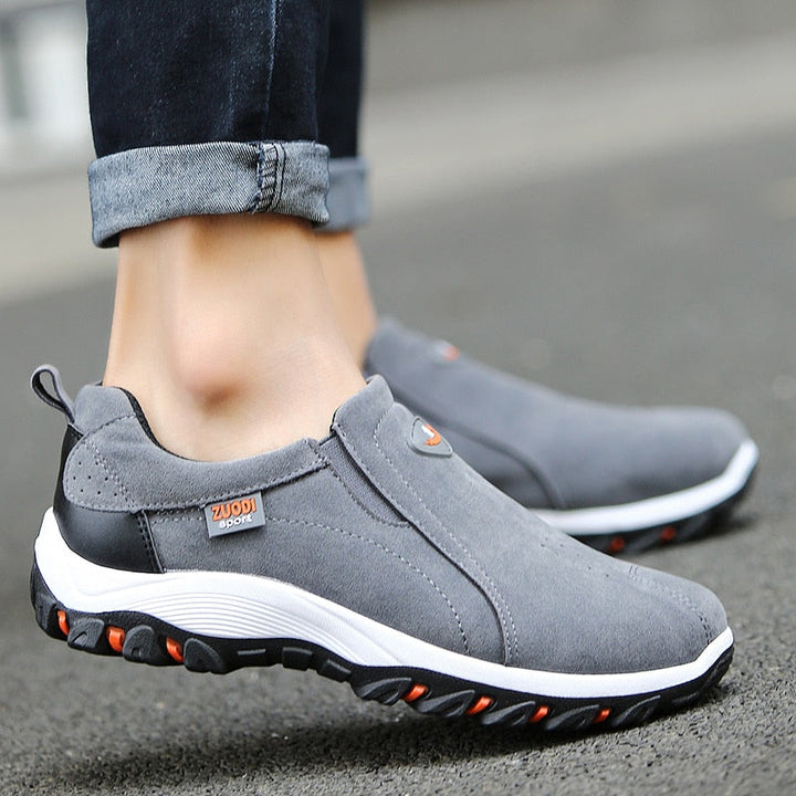 Men's Outdoor Slip-On Shoes with High Sole