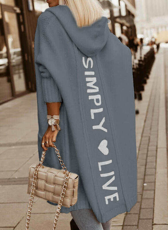 Women's Knee Length Long Cardigan