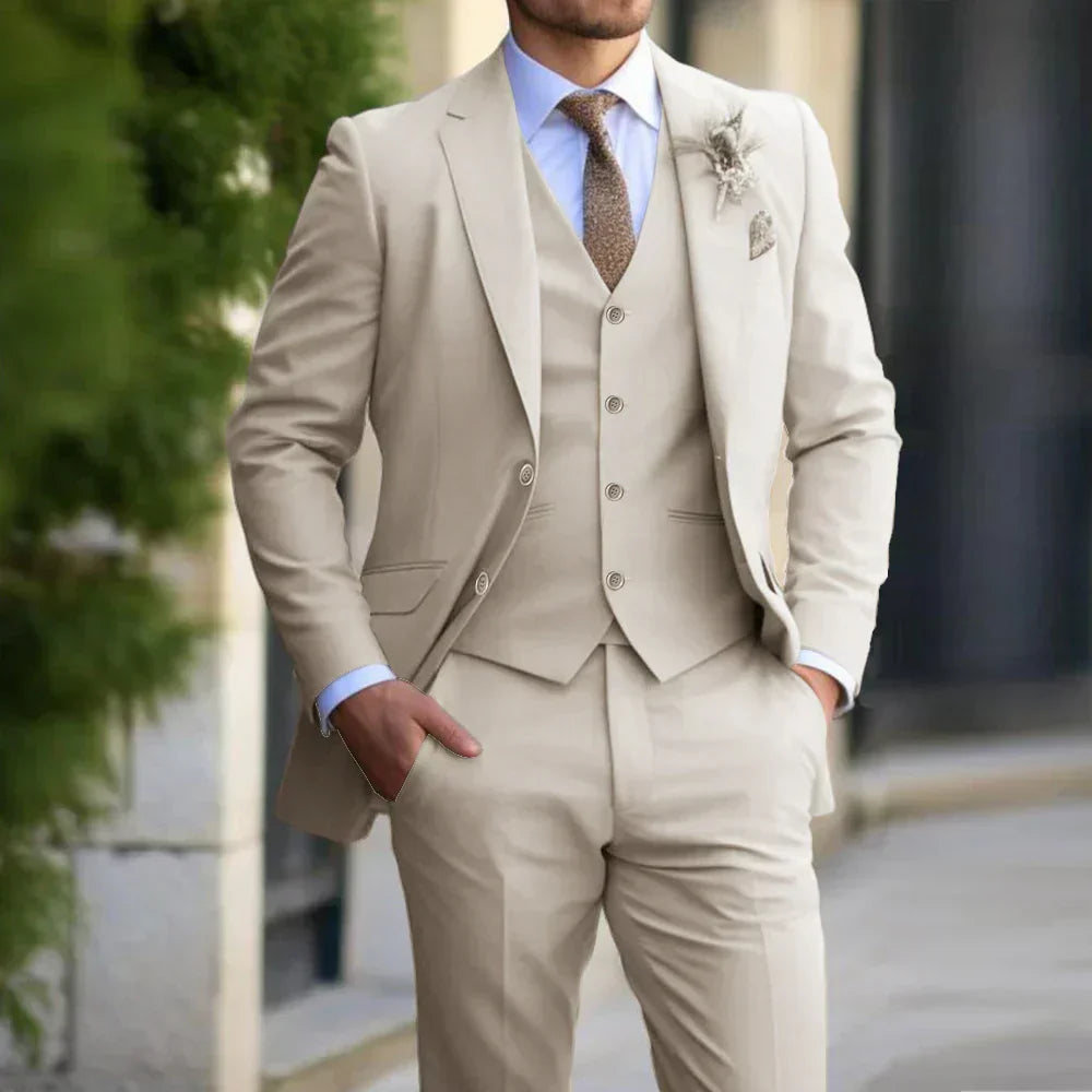 Lorenzo | Slim Fit Three-Piece Suit