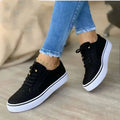 Baskets à lacets pour femme