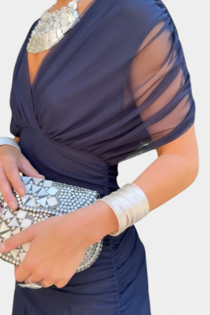 Natalia | Women's Maxi Evening Dress with Off-the-Shoulders