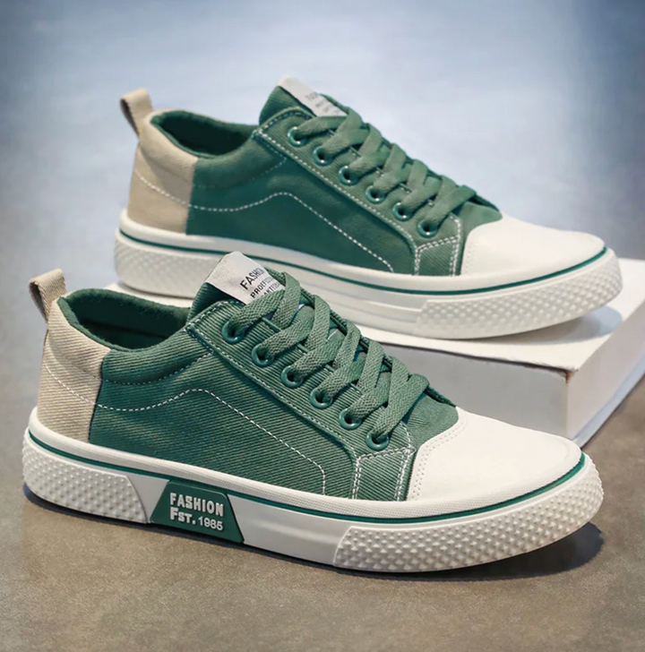 Men's Lace-Up Canvas Plimsolls