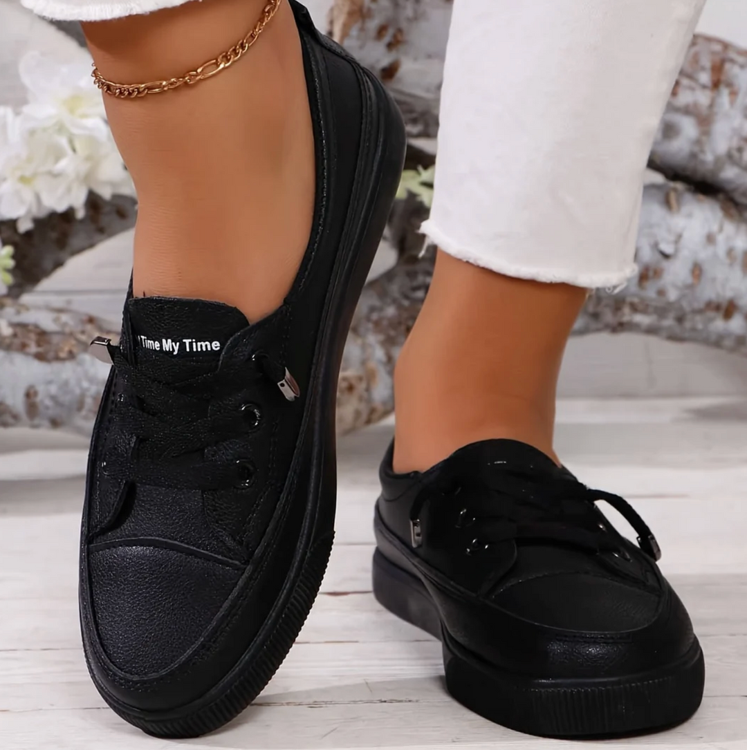 Women's Lace-Up Walking Trainers
