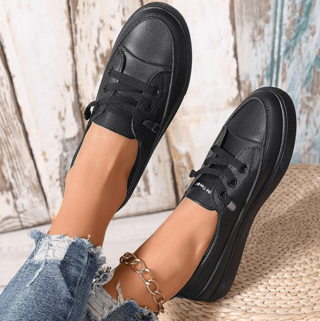 Women's Lace-Up Walking Trainers