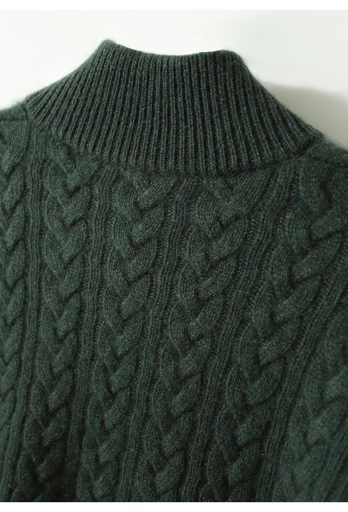 Women's Cable Knit Cashmere Blend Jumper