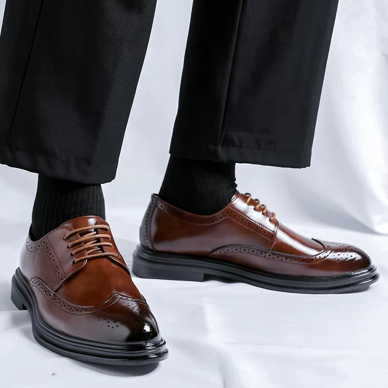 Chaussures brogues classiques pour homme