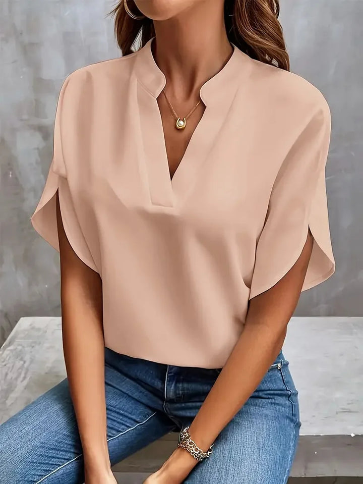 Dominika | Women's Loose V-Neck Blouse
