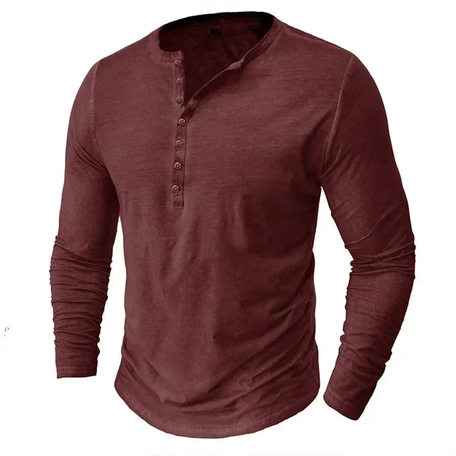 Men's Cotton Long Sleeve Shirt