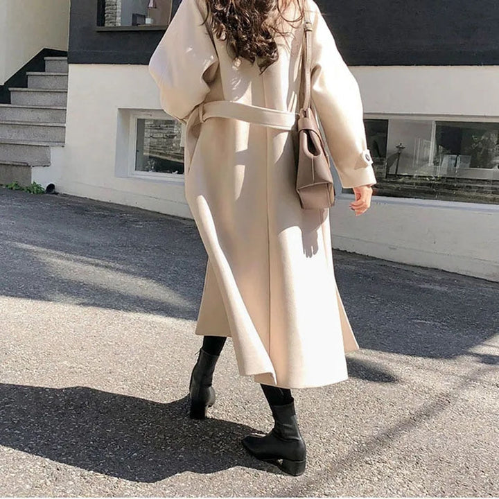 Women's Longline Belted Trench Coat