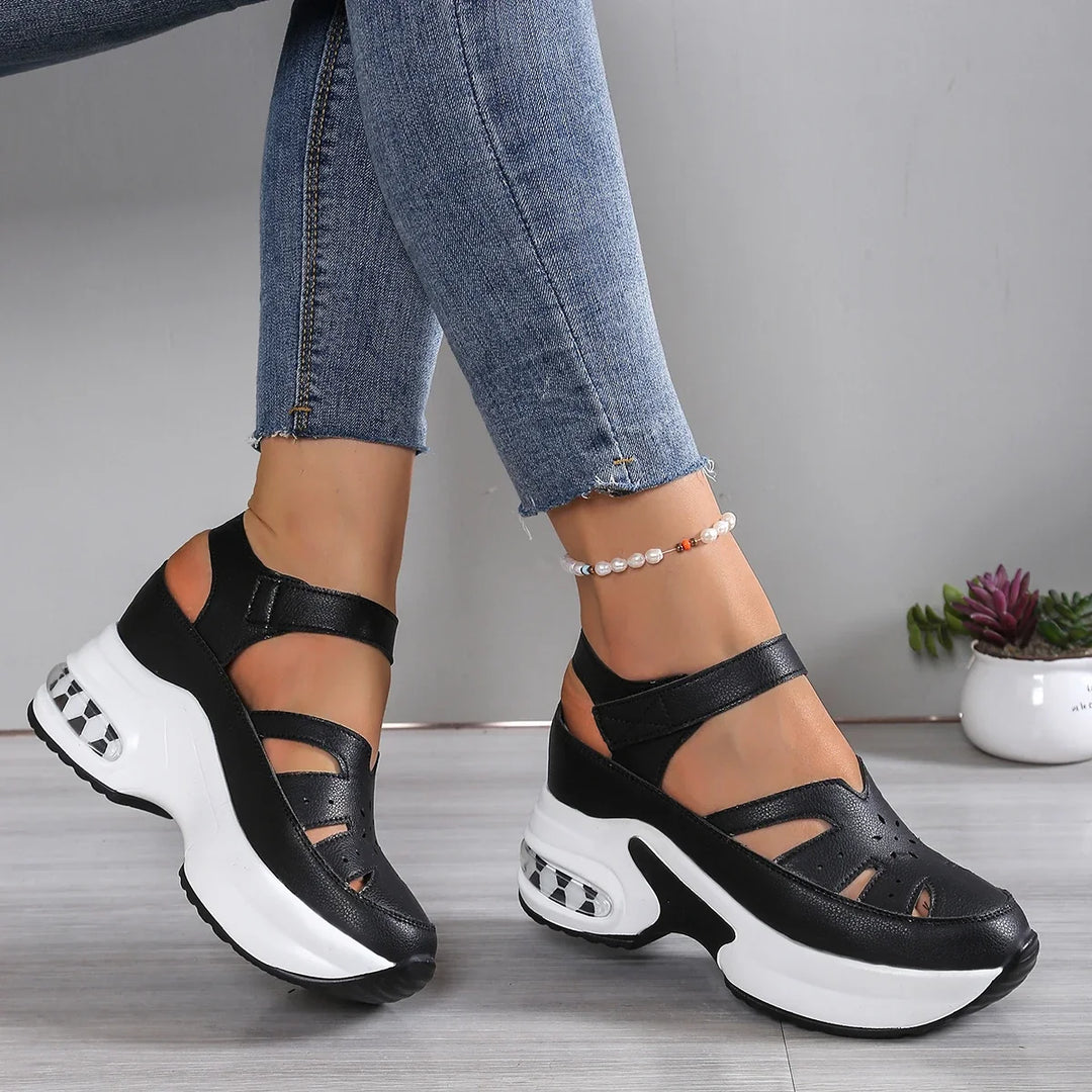 Women's Adjustable Strap Walking Shoes