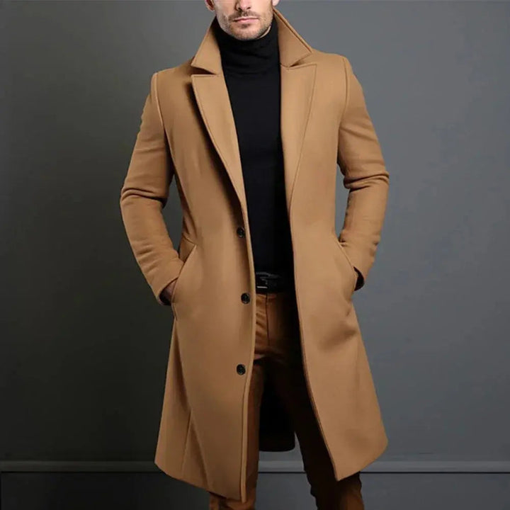 Men's Long Winter Overcoat