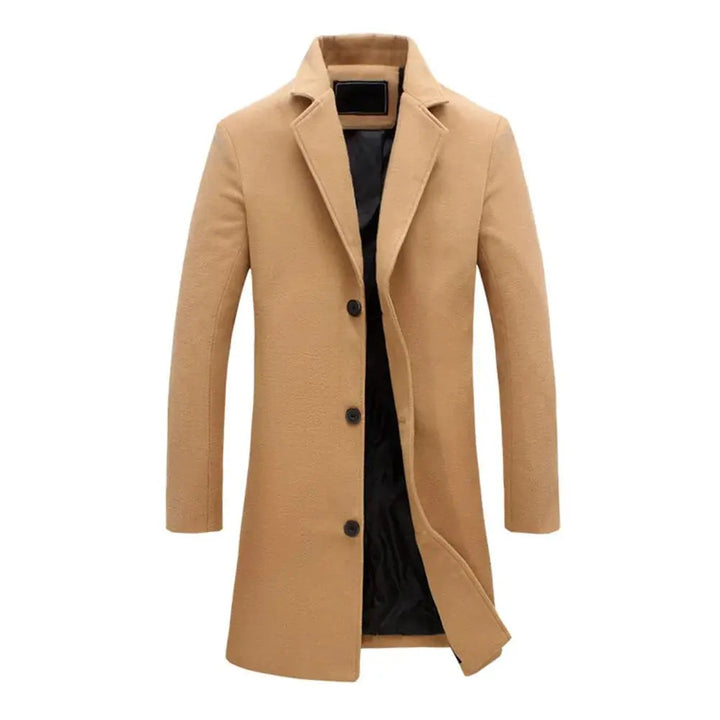 Men's Long Winter Overcoat