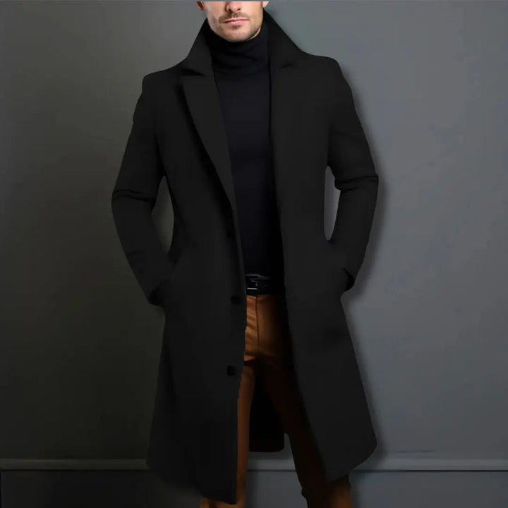 Men's Long Winter Overcoat