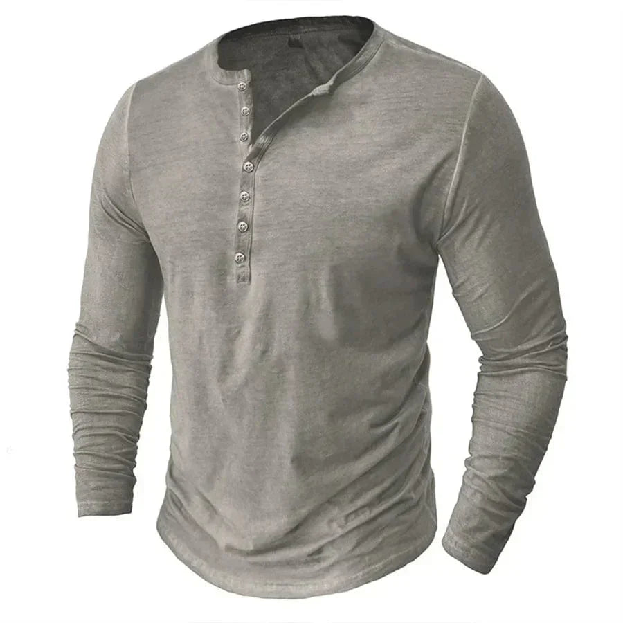 Men's Cotton Long Sleeve Shirt