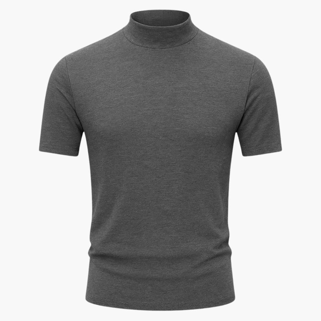 Filip | Men's Slim Fit Stand-Up Collar T-Shirt