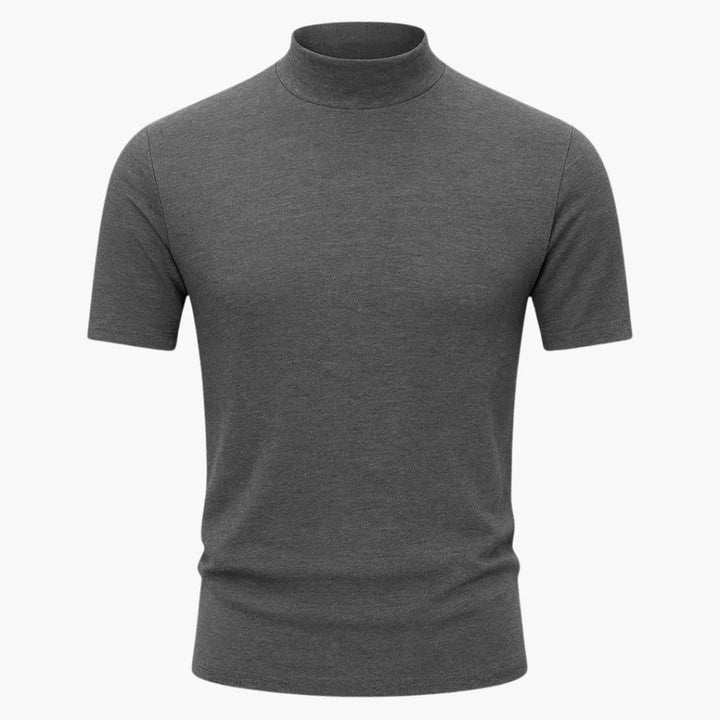 Filip | Men's Slim Fit Stand-Up Collar T-Shirt