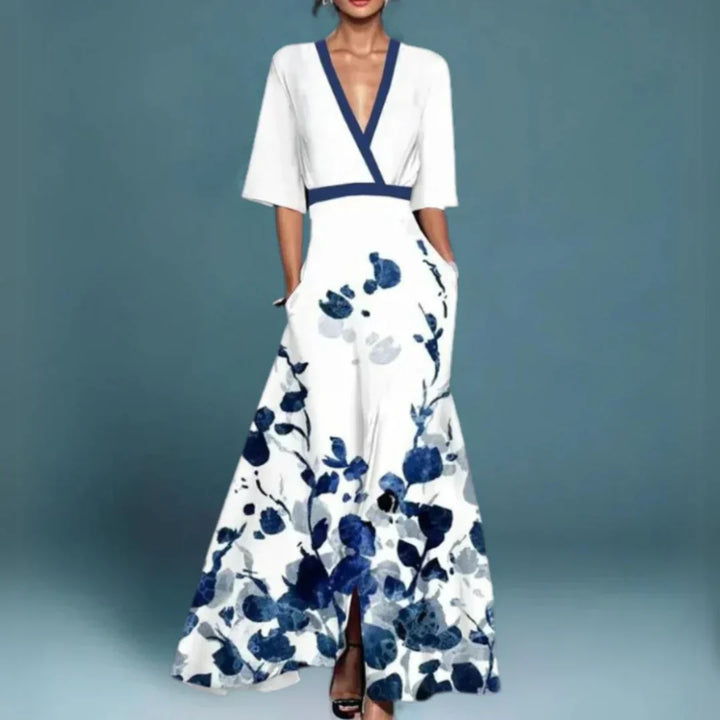 Krystyna | Elegant Floral Maxi Dress