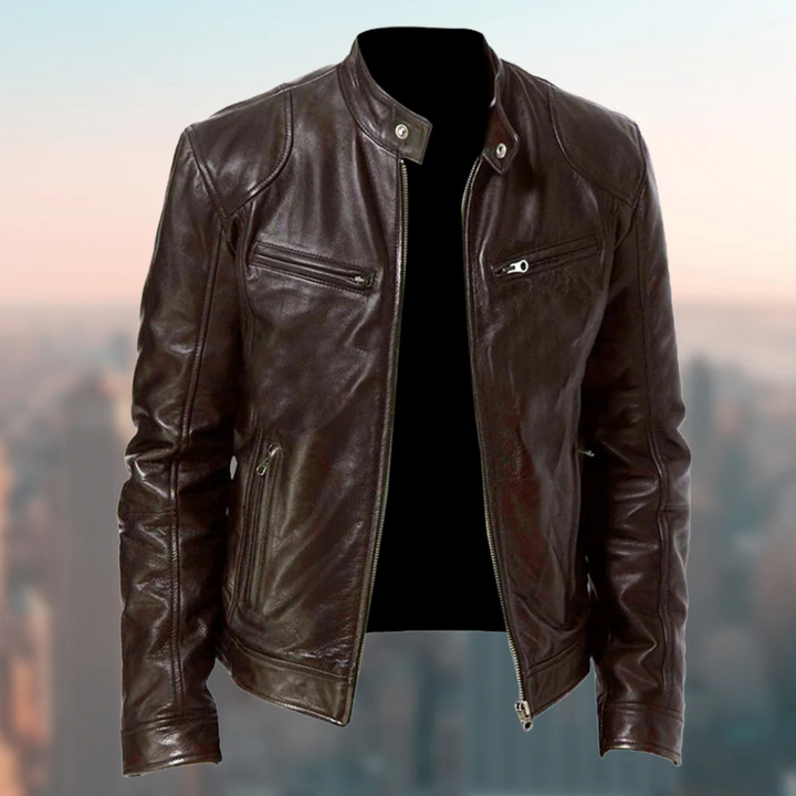 Damian | Elegant Men's Leather Jacket