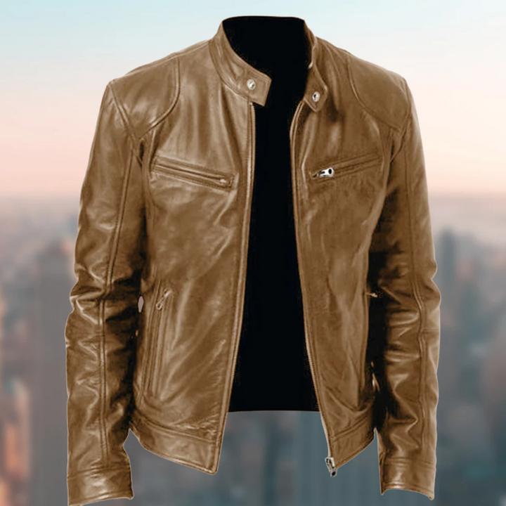 Damian | Elegant Men's Leather Jacket
