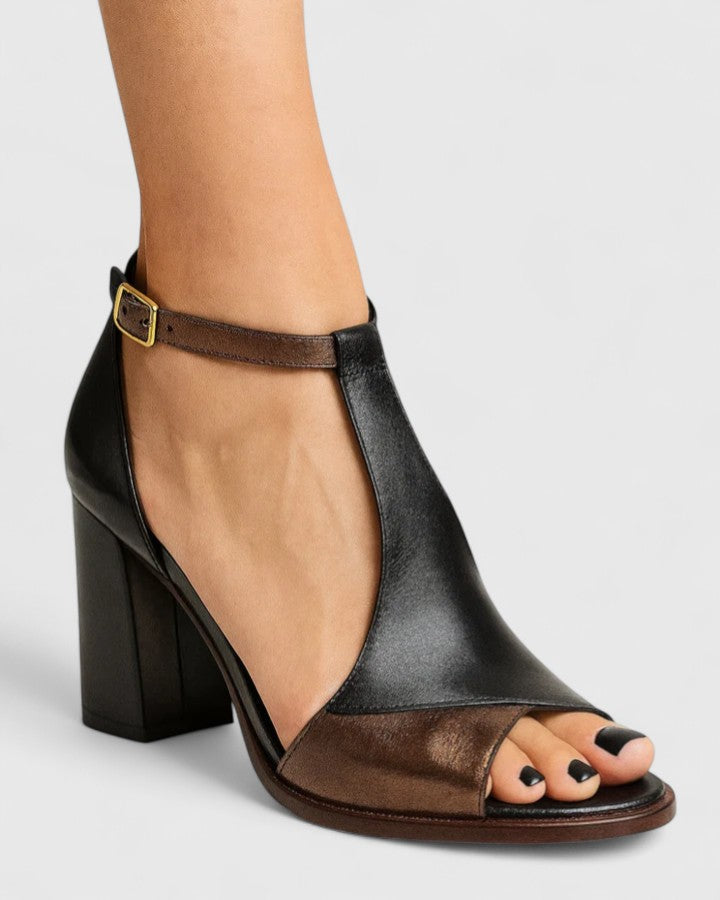 Women's Ankle Strap Heeled Sandals