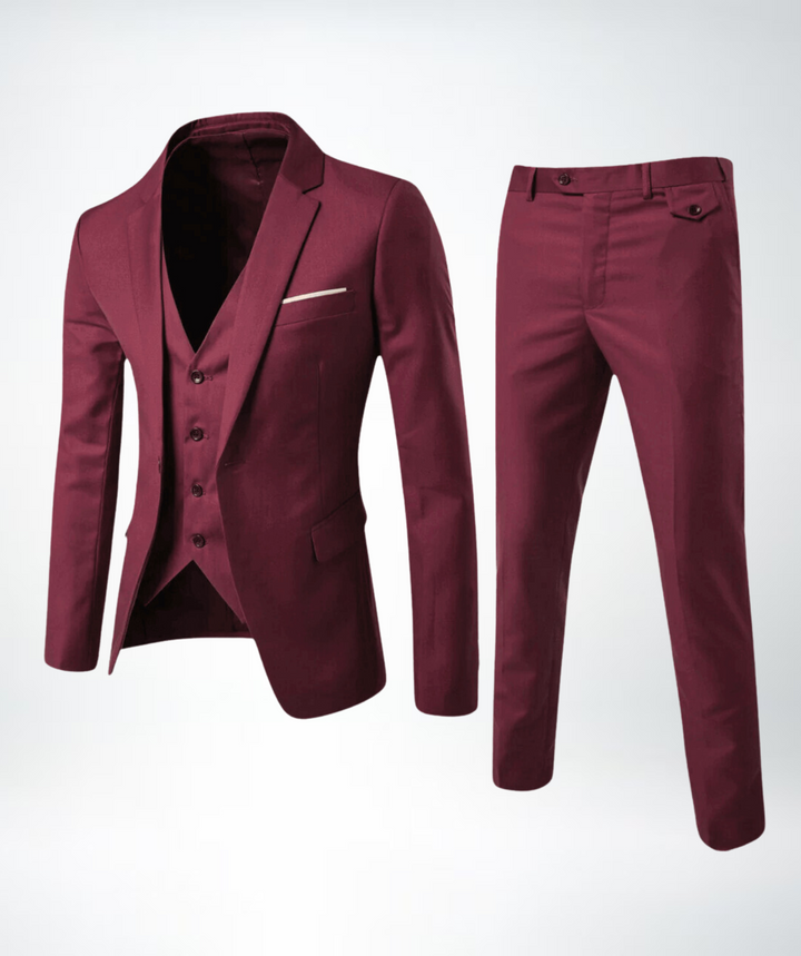 Krzysztof | Men's Three-Piece Suit with Vest