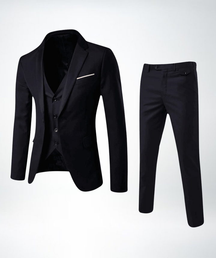 Krzysztof | Men's Three-Piece Suit with Vest