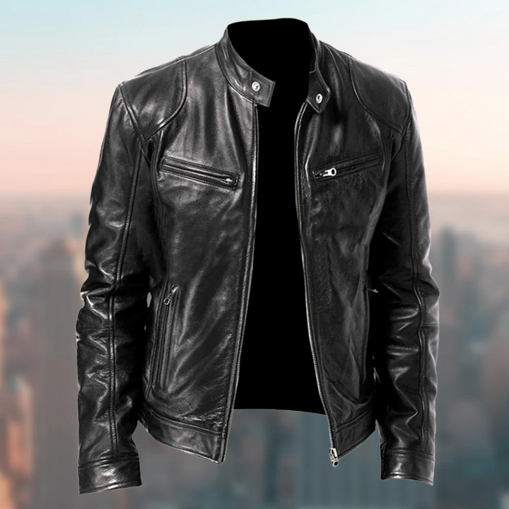 Damian | Elegant Men's Leather Jacket