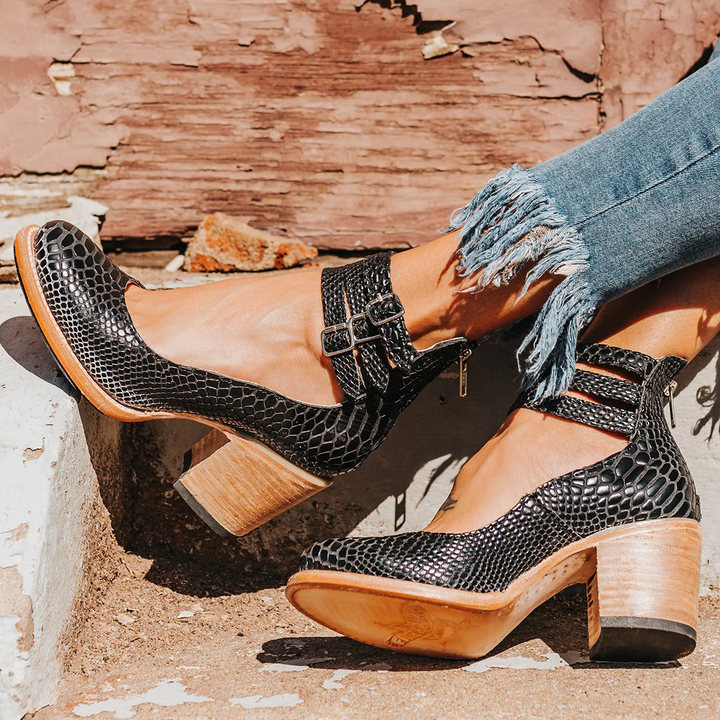 Women's Ankle Strap Block Heels