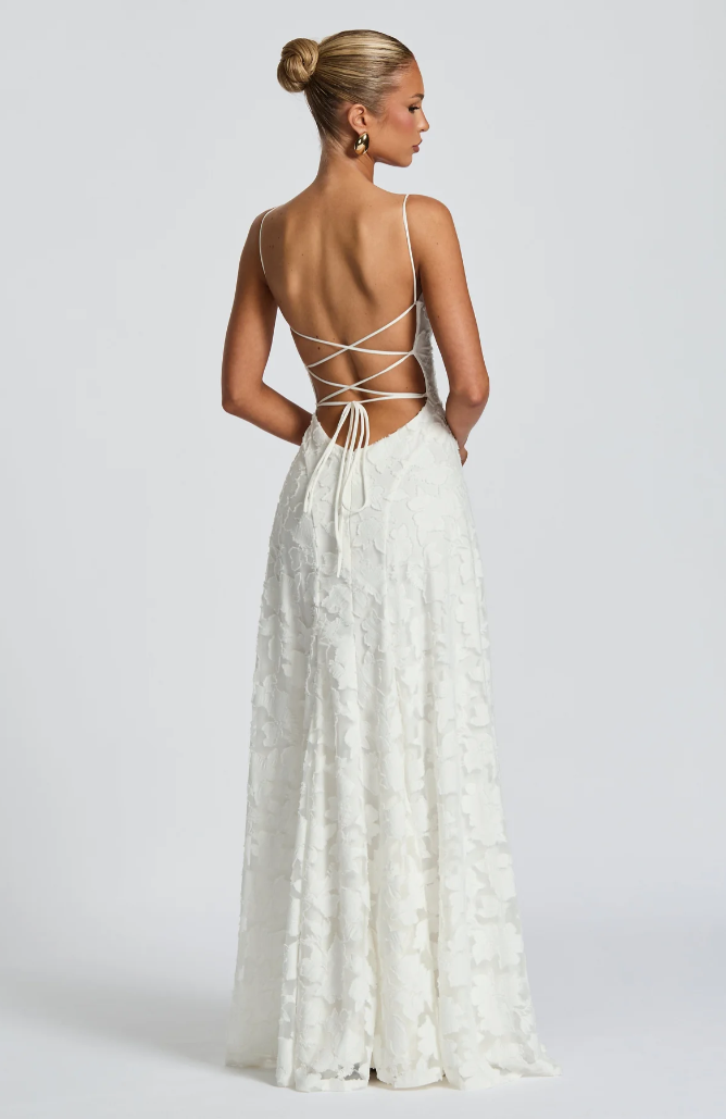 Women's Lace Evening Maxi Dress