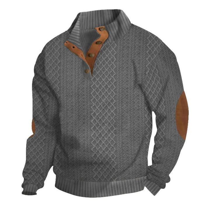 Men's Jacquard Knit Jumper