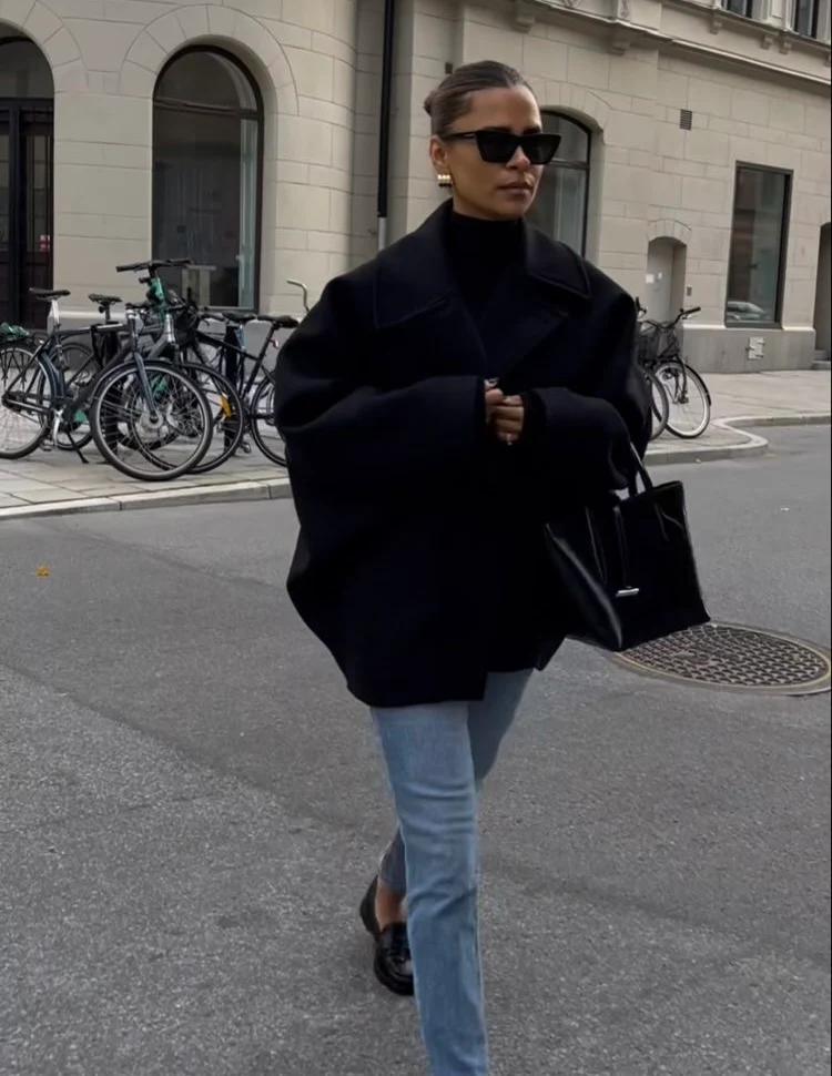 Women's Oversized Wool Coat