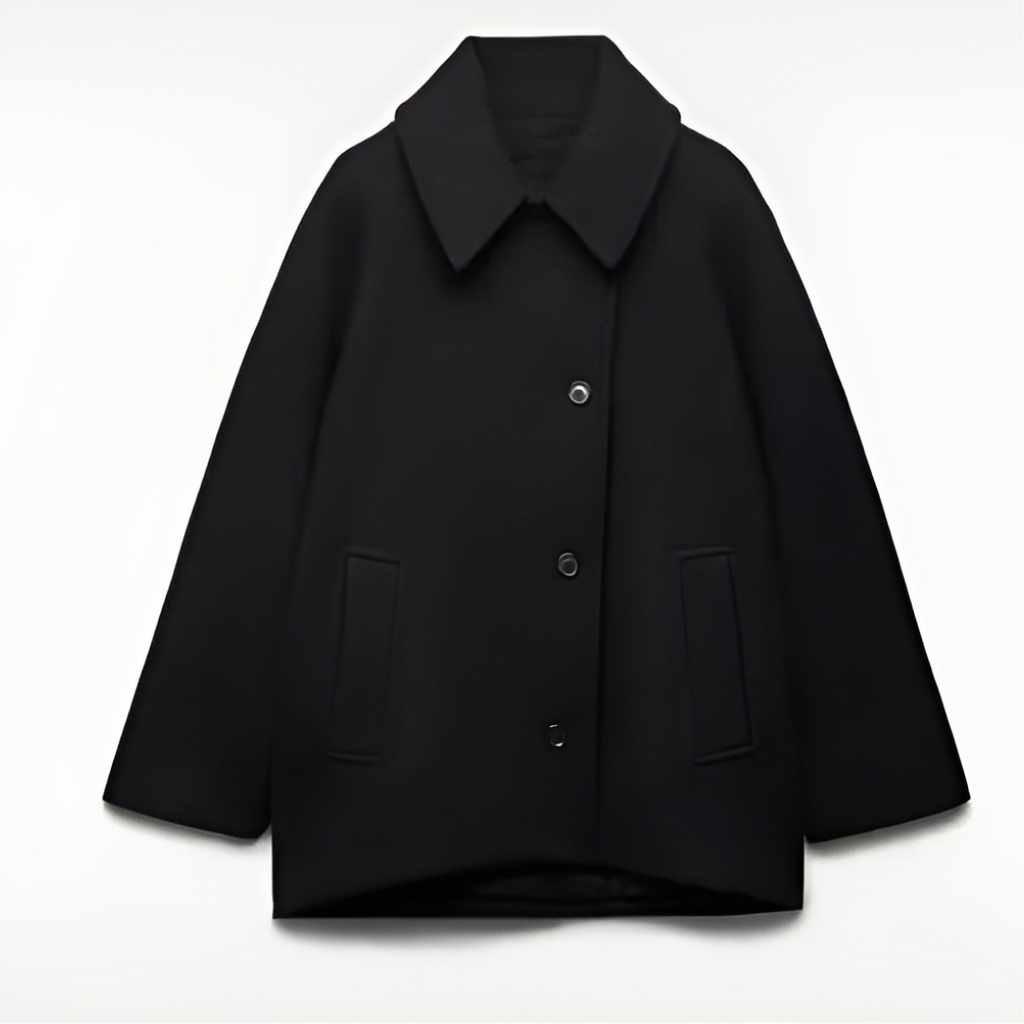 Manteau en laine oversize pour femme