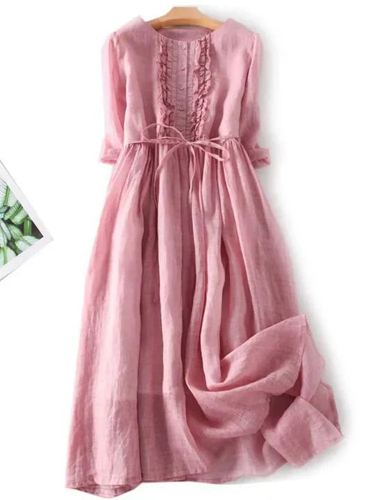 Lena | Women's Airy Linen Dress