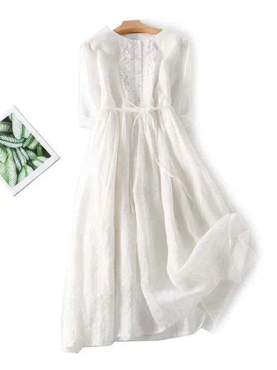 Lena | Women's Airy Linen Dress