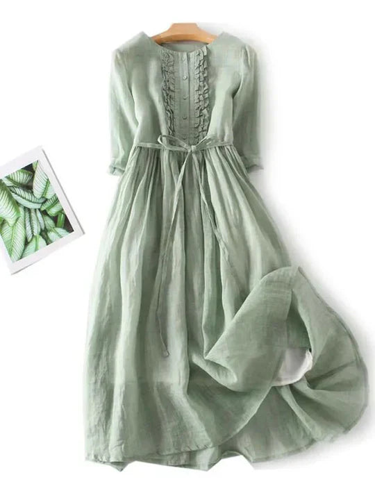 Lena | Women's Airy Linen Dress