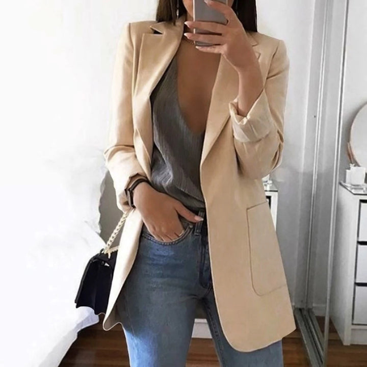 Women's Open Front Tailored Blazer