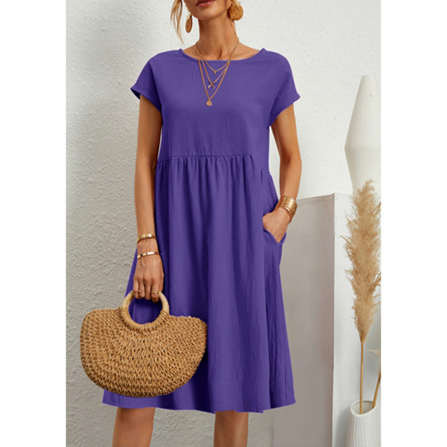 Women's Summer Midi Dress for Everyday Wear