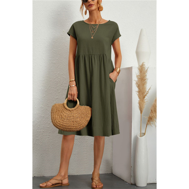 Women's Summer Midi Dress for Everyday Wear