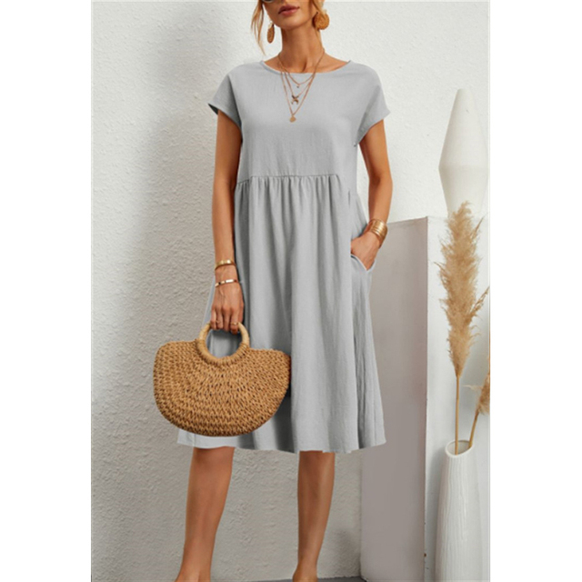 Women's Summer Midi Dress for Everyday Wear