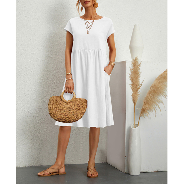 Women's Summer Midi Dress for Everyday Wear