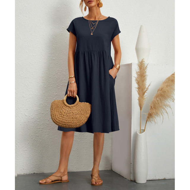 Women's Summer Midi Dress for Everyday Wear