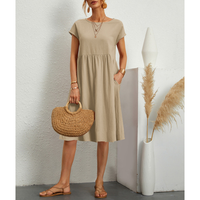 Women's Summer Midi Dress for Everyday Wear